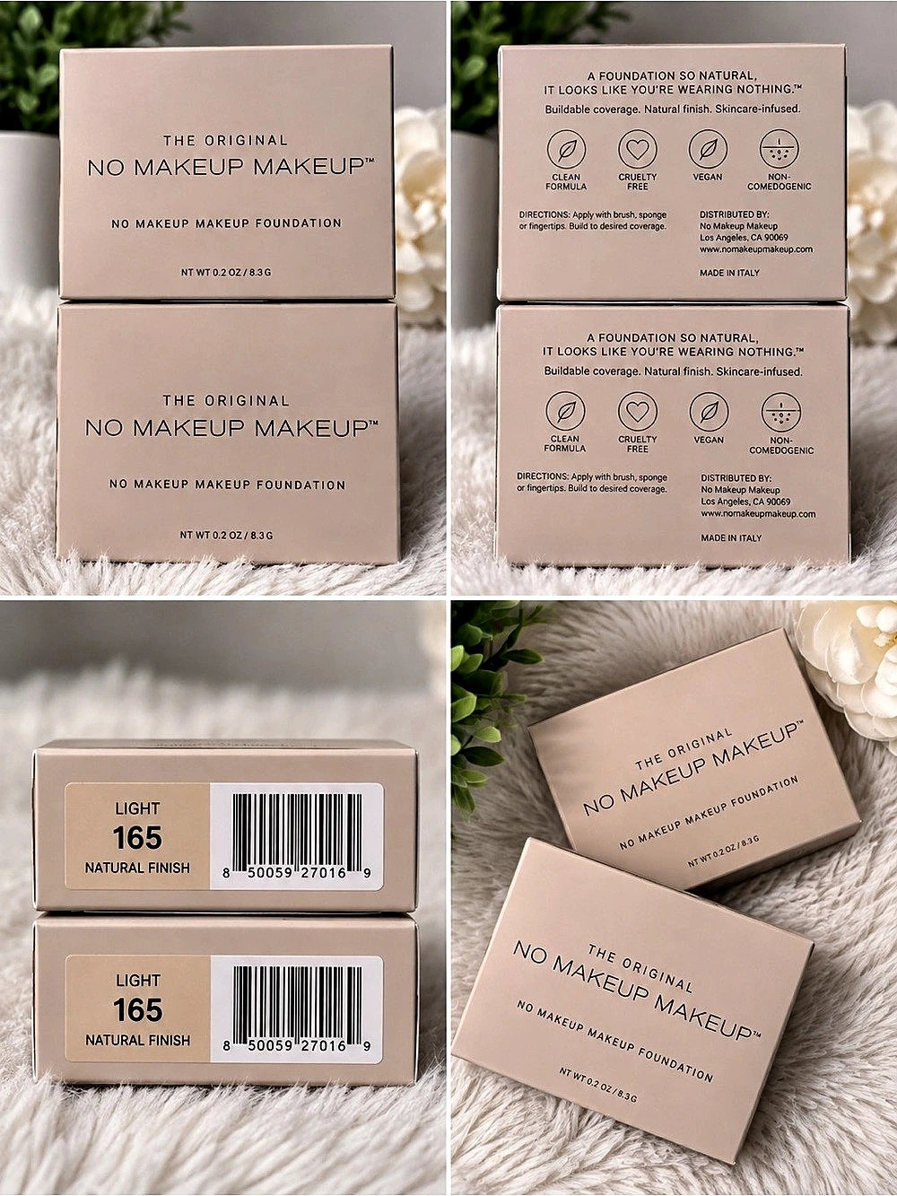 PÜR No Makeup Foundation Light 165 NWT